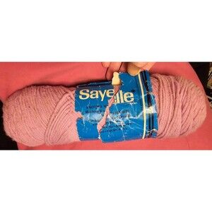 Vintage SAYELLE 4 Ply Worsted Weight 4oz #321 Lavener Yarn 100% Orlon